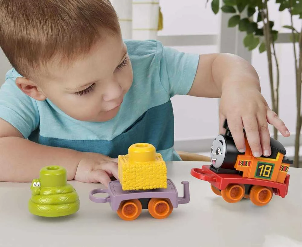 Fisher Price Tomas ir draugai Nia Rinkinys Vehicle Blocks My First Locomotive