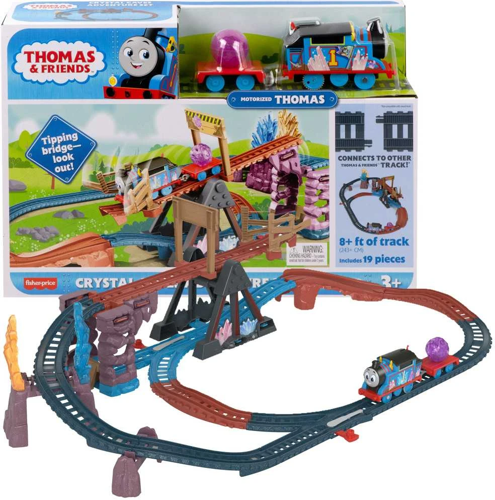 THOMAS & FRIENDS Rinkinys „Kristalų urvo nuotykiai“