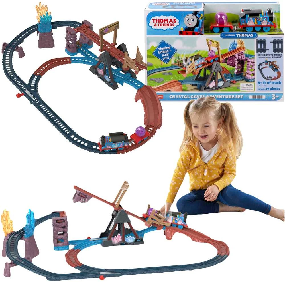 THOMAS & FRIENDS Rinkinys „Kristalų urvo nuotykiai“