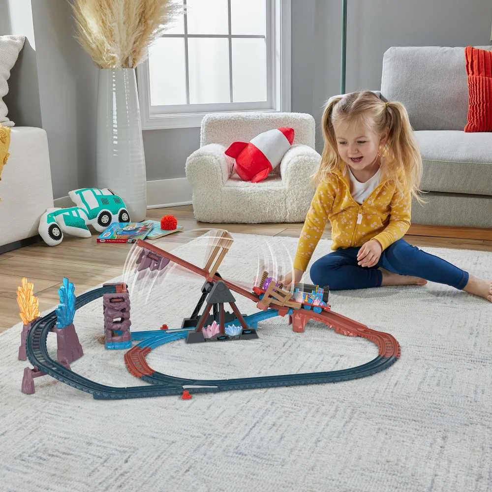 THOMAS & FRIENDS Rinkinys „Kristalų urvo nuotykiai“