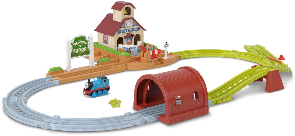 Mattel Žaislinė traukinių stotis Tomek ir draugai