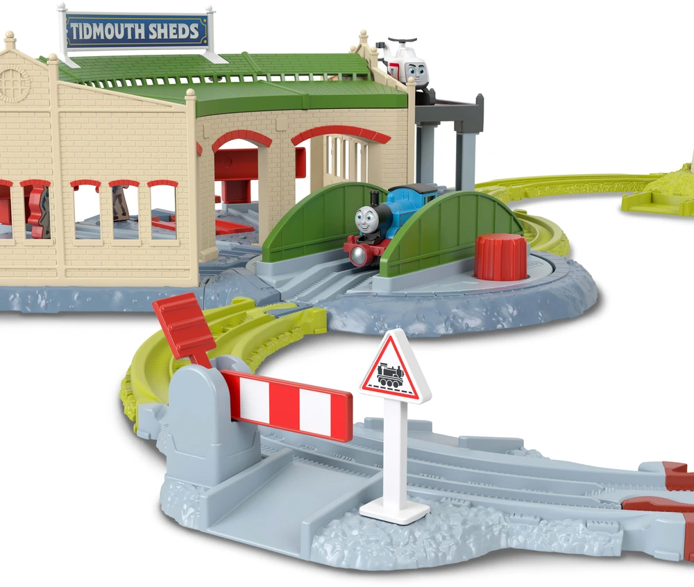 Mattel Žaislinė traukinių stotis Tomek ir draugai