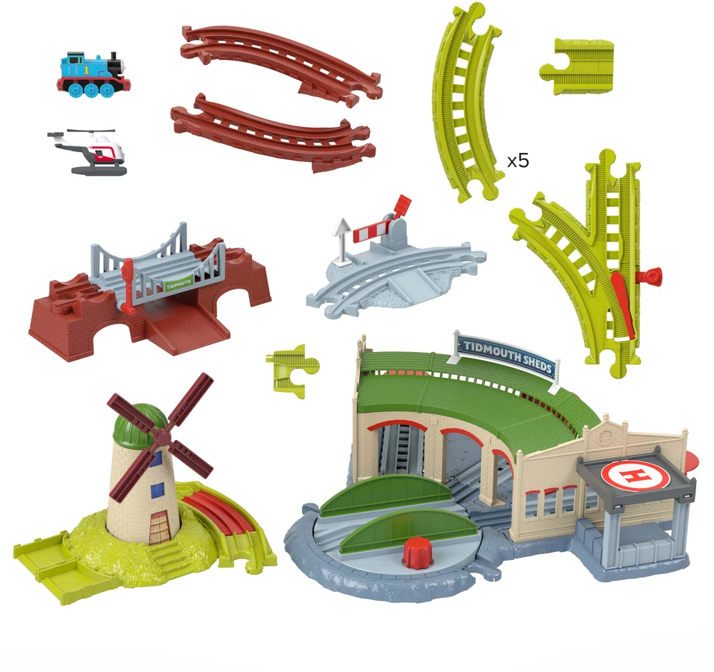 Mattel Žaislinė traukinių stotis Tomek ir draugai