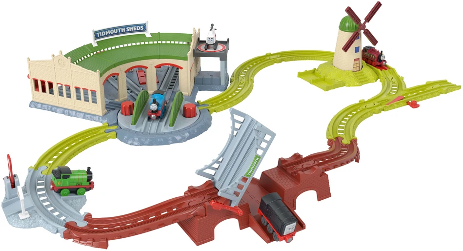 Mattel Žaislinė traukinių stotis Tomek ir draugai