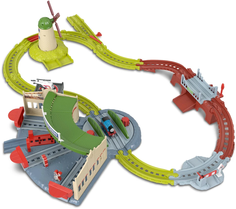 Mattel Žaislinė traukinių stotis Tomek ir draugai