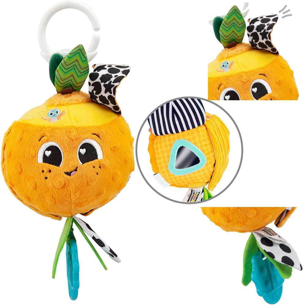 Lamaze Pakabinamas kūdikių žaislas Tomy Oranžinis