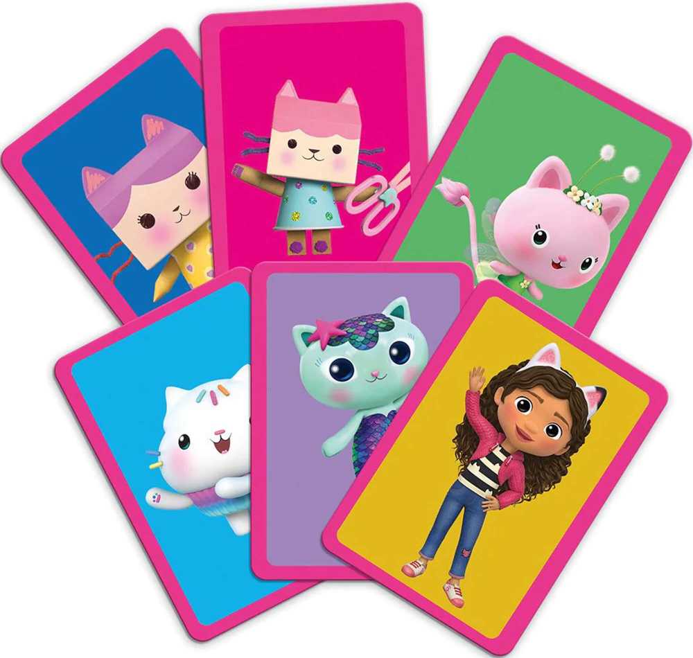 Winning Moves LAIMĖJIMAS Gabby's Dollshouse Top Trumps Match WM04252 54010