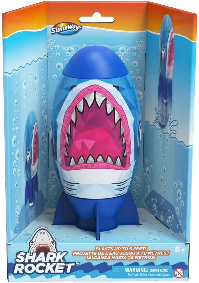 Spin Master Torpeda nardymo mokymuisi baseine „Shark Rocket SwimWays“ 23 cm