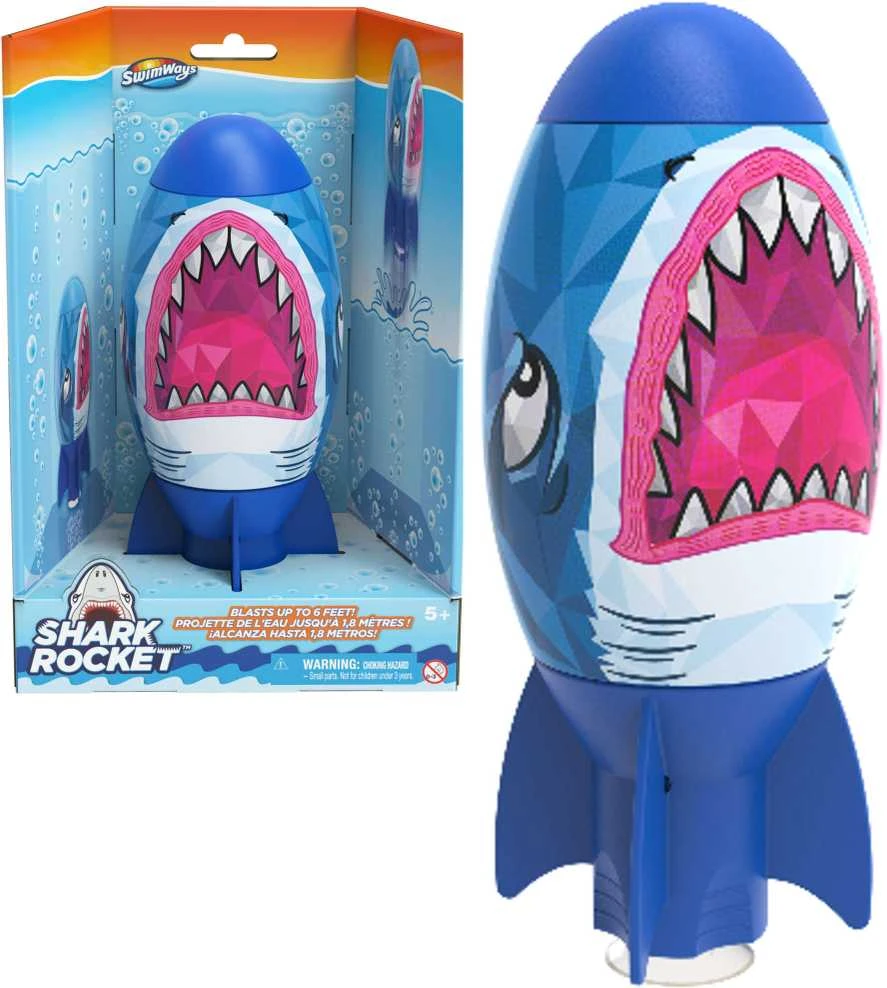 Spin Master Torpeda nardymo mokymuisi baseine „Shark Rocket SwimWays“ 23 cm