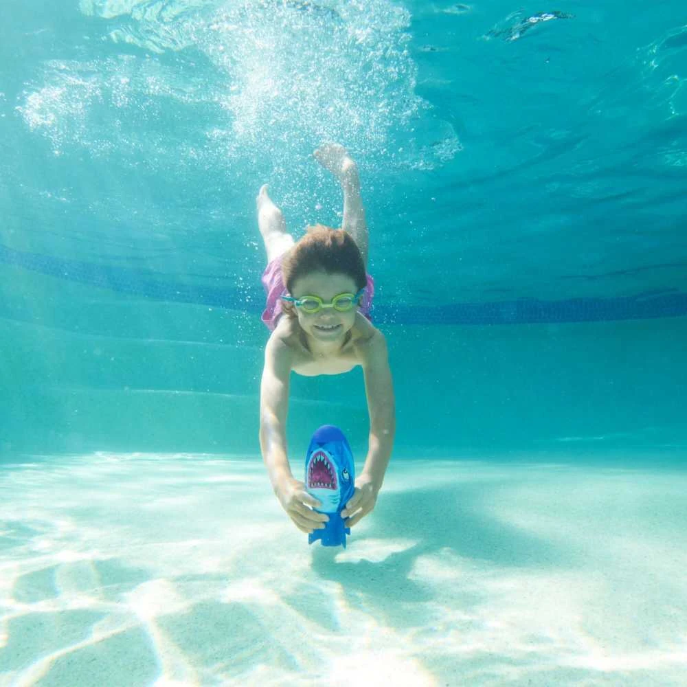Spin Master Torpeda nardymo mokymuisi baseine „Shark Rocket SwimWays“ 23 cm