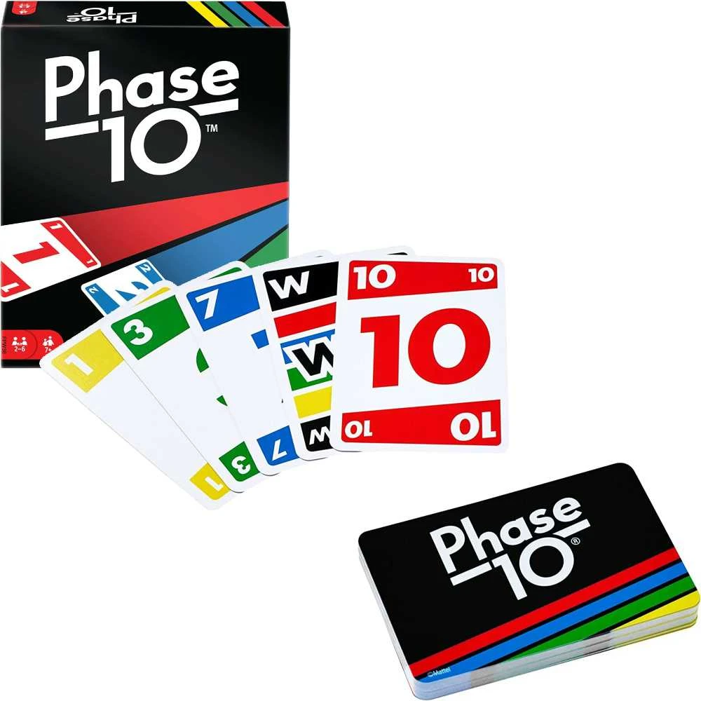 Mattel PHASE 10 - sutampančių kortų žaidimas