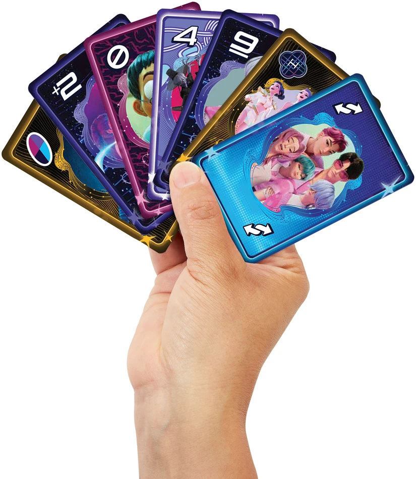 Mattel UNO kortos KPOP Demon Hunters