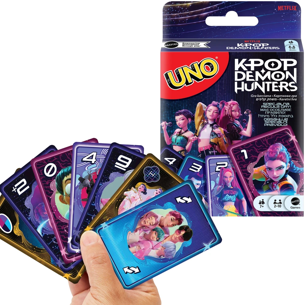 Mattel UNO kortos KPOP Demon Hunters