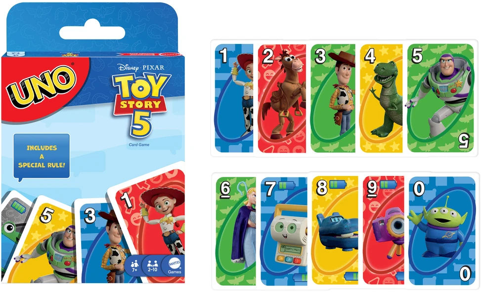 Mattel UNO kortos TOY STORY 5 (JLN03)