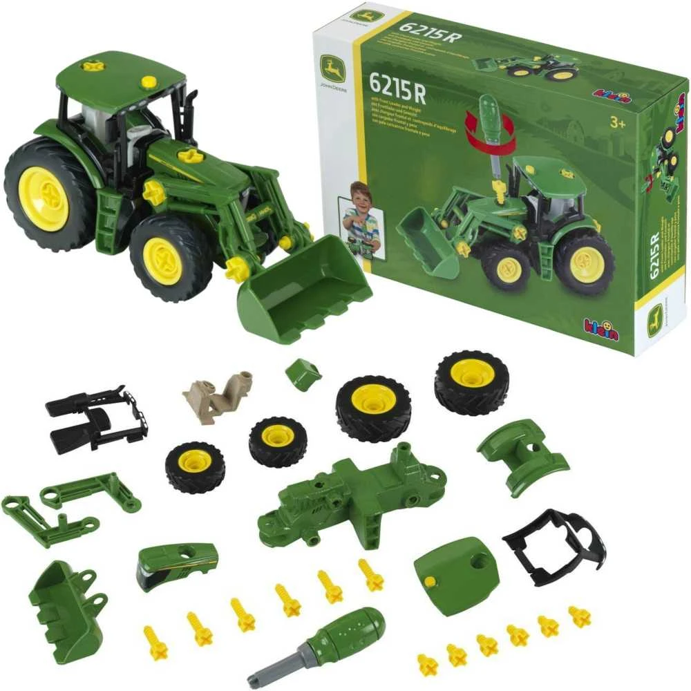 Klein Traktor John Deere do skręcania