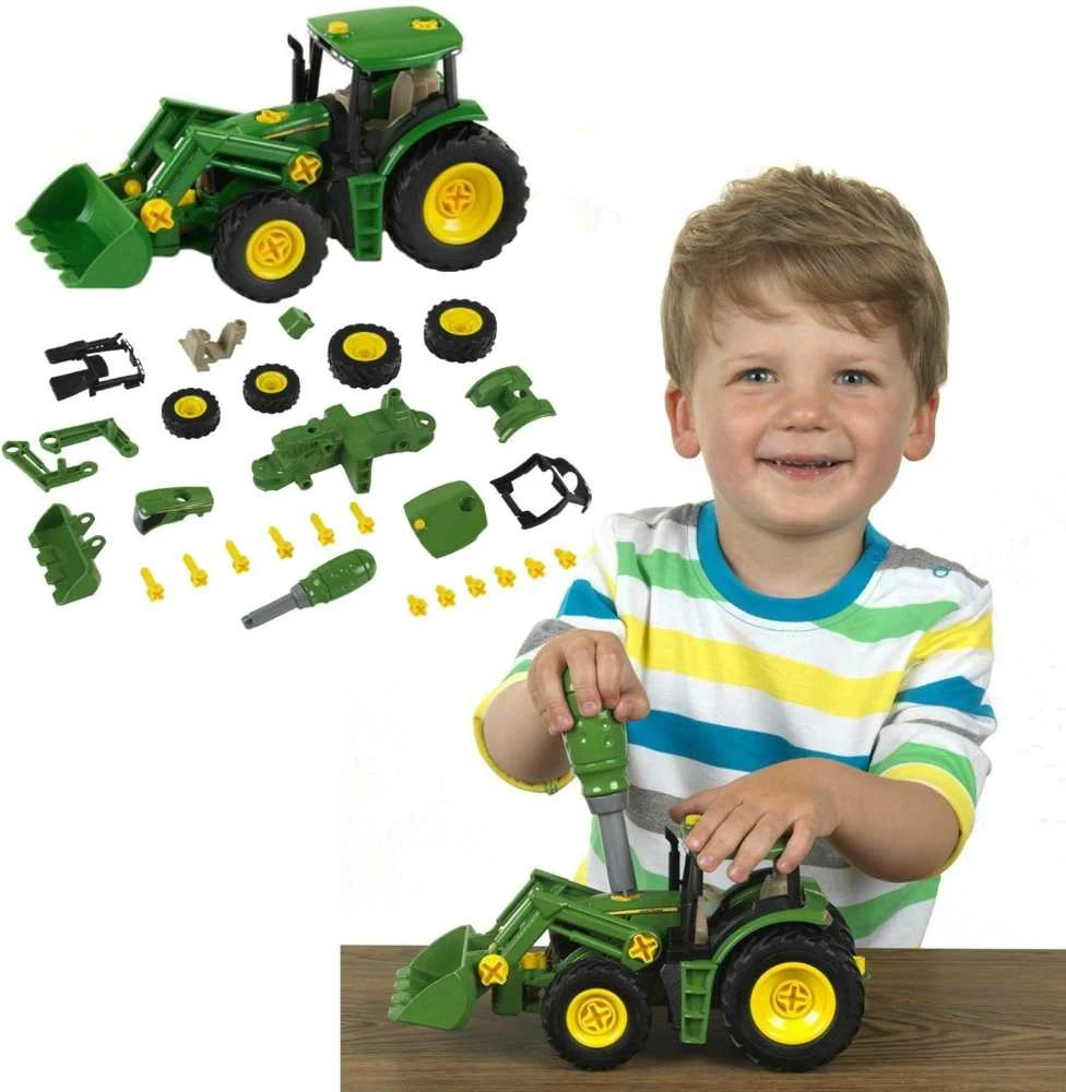 Klein Traktor John Deere do skręcania