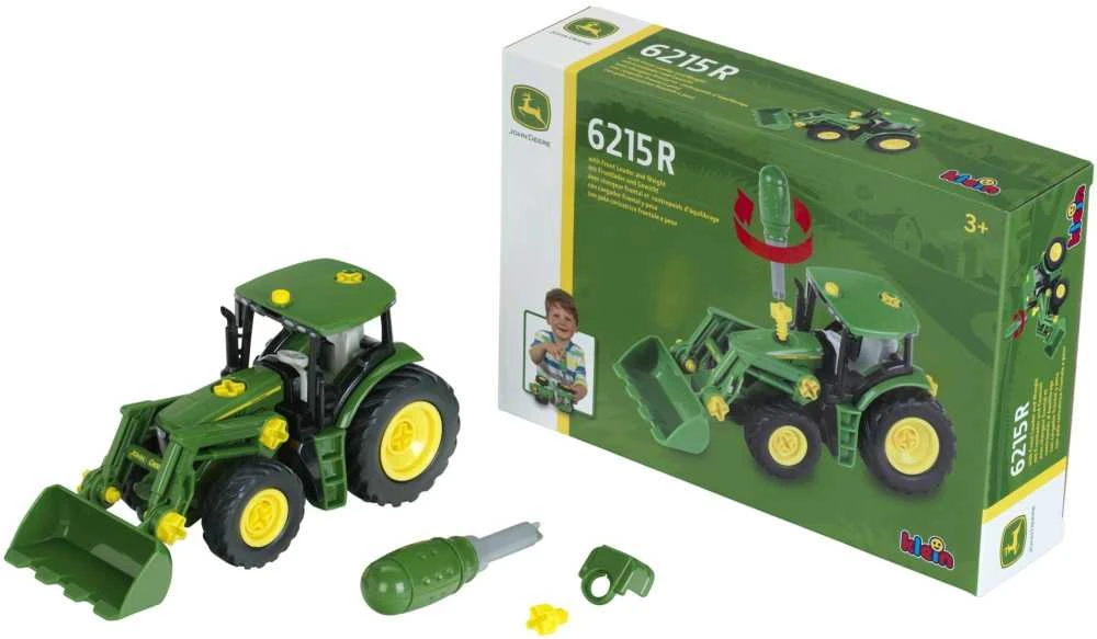 Klein Traktor John Deere do skręcania