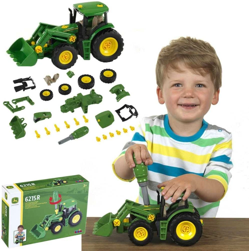 Klein Traktor John Deere do skręcania