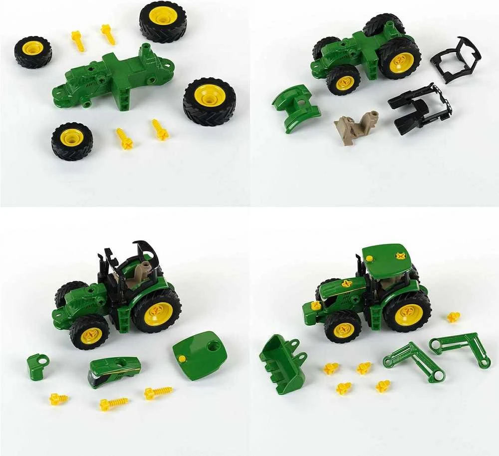 Klein Traktor John Deere do skręcania