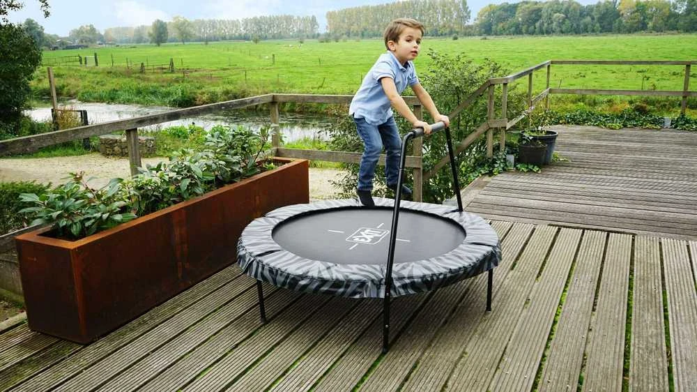 EXIT Tiggy junior batutas su rankena ø140cm – juodas/pilkas