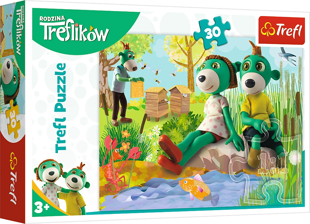 Trefl Dėlionė 30 vnt. - Treflikai prie tvenkinio