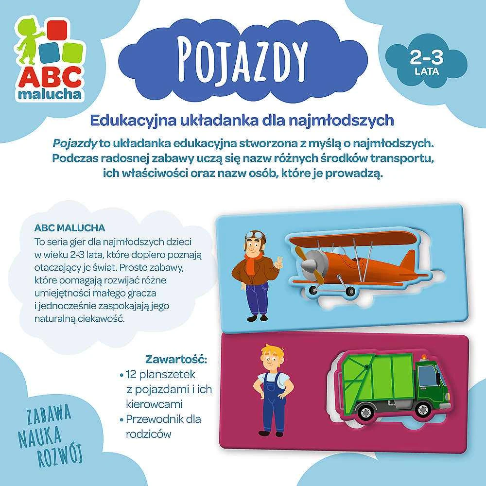 TREFL 01942 Mažylio ABC transporto priemonių žaidimas*