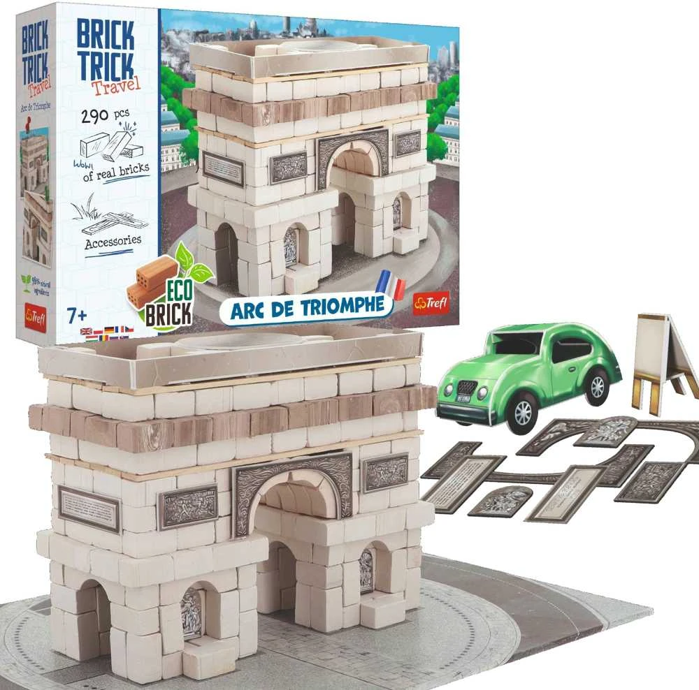 Trefl Rankdarbių rinkinys Triumfo arka Brick Trick Travel