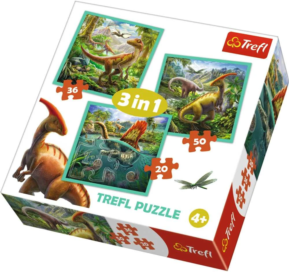 Trefl Dėlionė 106 vnt. - Dinozaurai