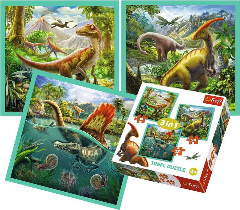 Trefl Dėlionė 106 vnt. - Dinozaurai