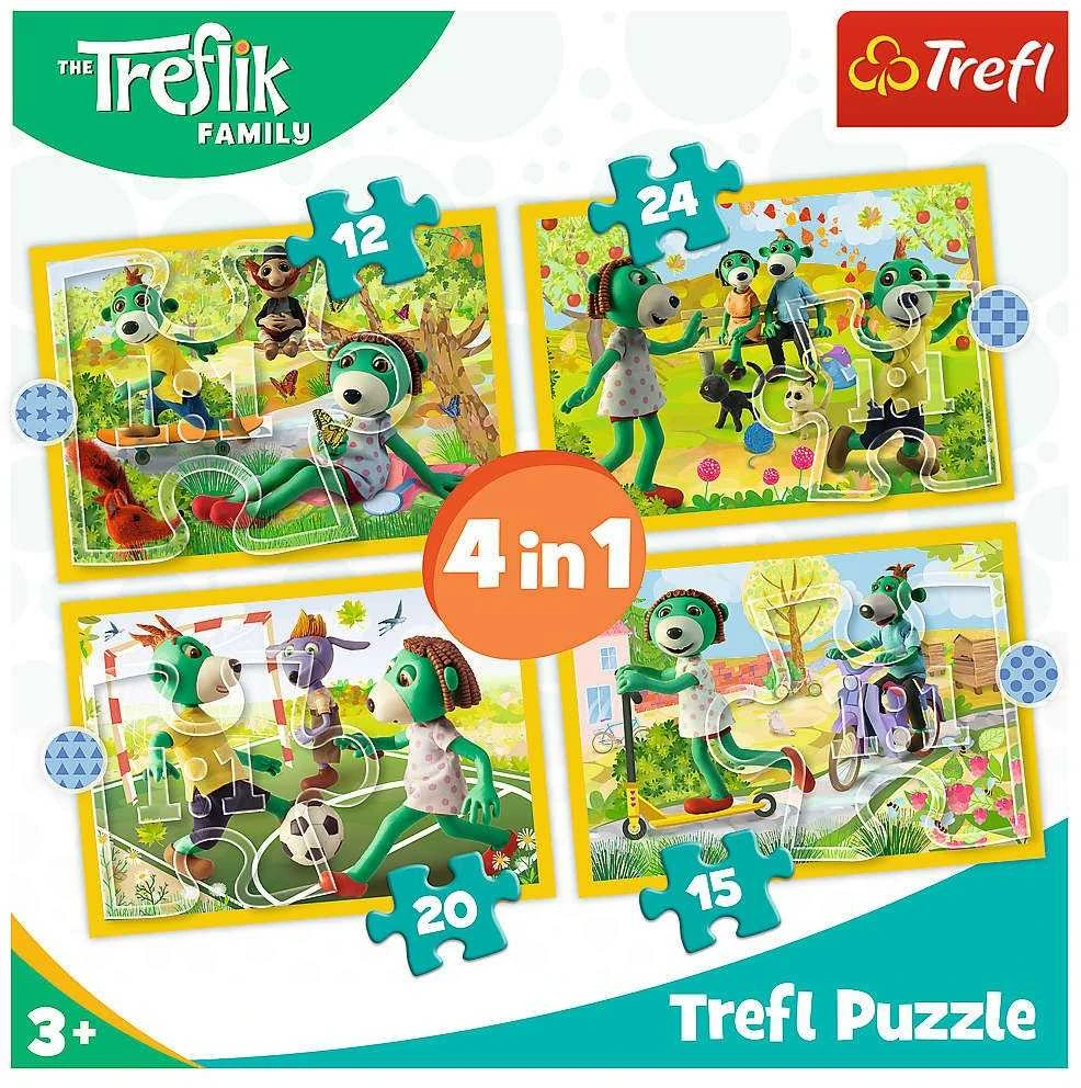 Trefl Dėlionė 71 vnt. - Treflikų šeima