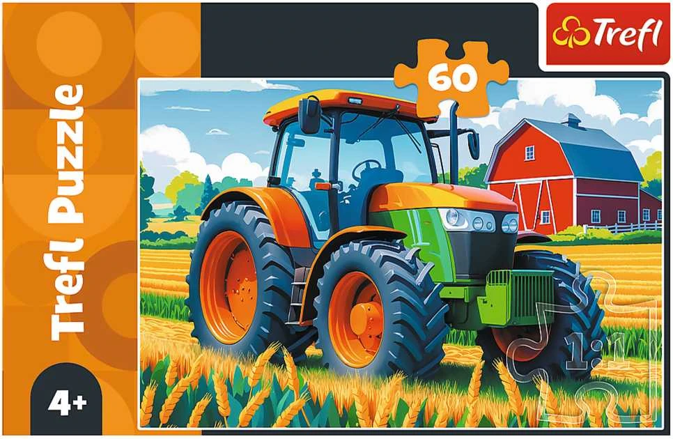 Trefl Dėlionė 60 vnt. - Traktorius