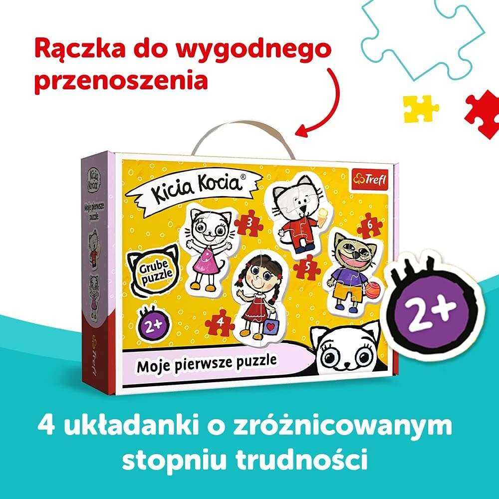 Trefl Dėlionė 18 vnt. - Kačiukai