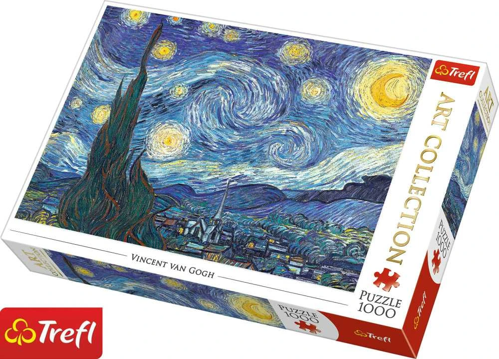 Trefl Dėlionė 1000 vnt. - Vincentas van Gogas: Žvaigždėta naktis