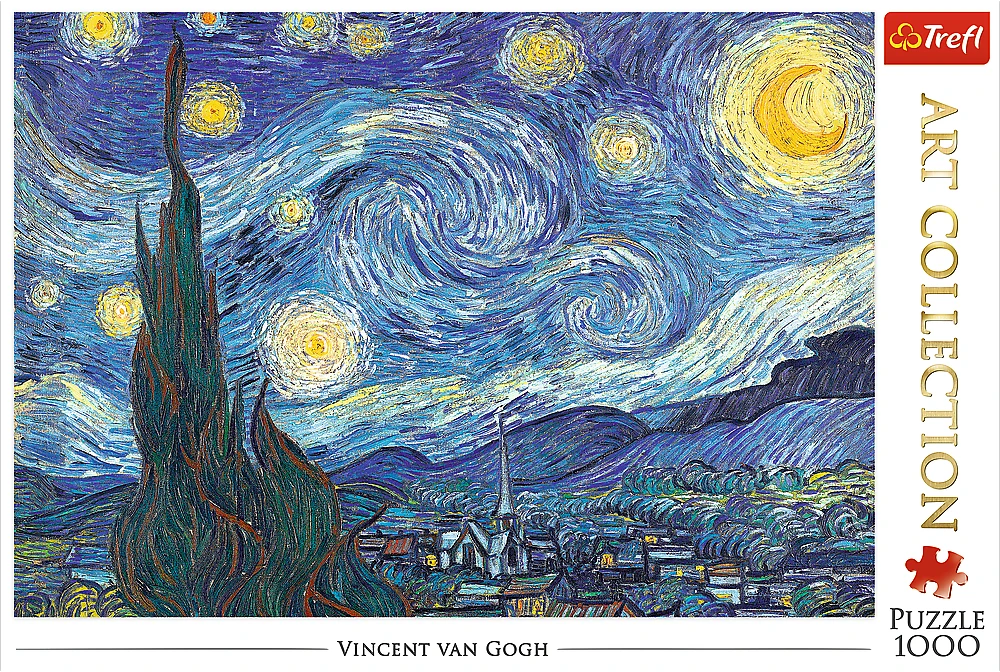 Trefl Dėlionė 1000 vnt. - Vincentas van Gogas: Žvaigždėta naktis