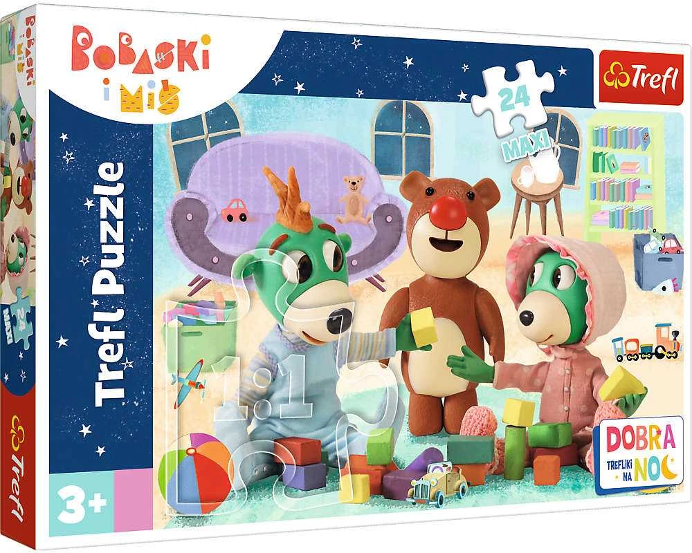 Trefl Dėlionė 24 vnt. - Treflikai: Linksmybės prieš miegą