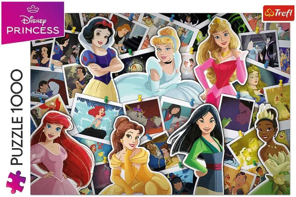 Trefl Dėlionė 1000 vnt. - Disney princesės