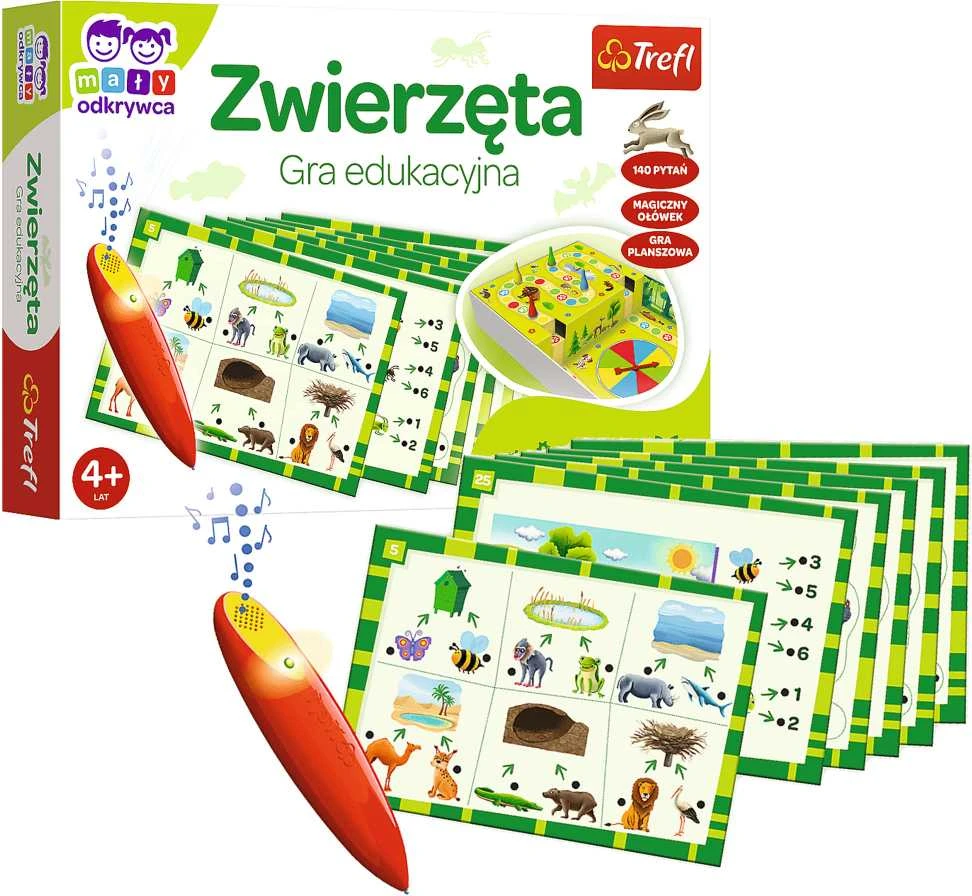 Trefl Game Animals Magic pieštukas