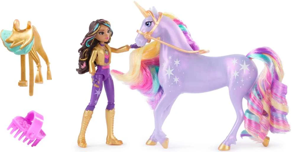 Unicorn Vienaragio akademijos rinkinys Sophia lėlė ir Wildstar vienaragio figūrėlė + vienaragio priedai Academy