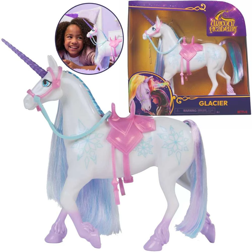 Spin Master Unicorn Academy Rinkinys figurka Vienaragis Glacier 27 cm
