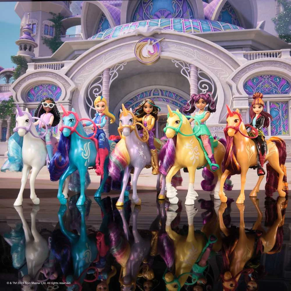 Spin Master Unicorn Academy Vienaragio akademija – Ava ir lapų prekystalio žaidimų rinkinys – (6072051)