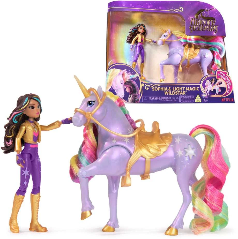Spin Master Unicorn Academy Vienaragio akademija - maža lėlė Sophia ir Magic Wildstar (6067325)