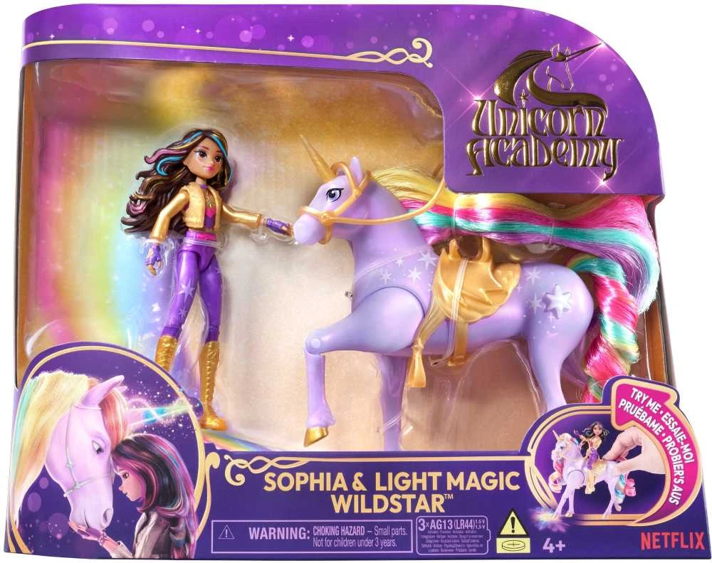 Spin Master Unicorn Academy Vienaragio akademija - maža lėlė Sophia ir Magic Wildstar (6067325)