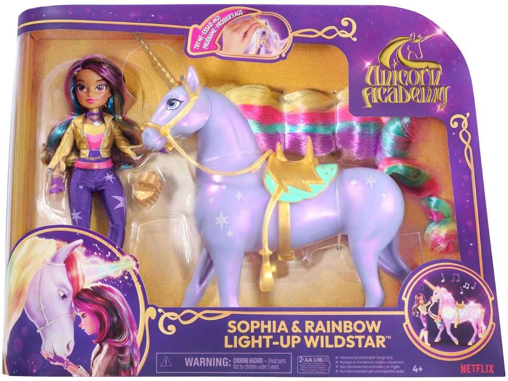 Žaislų rinkinys - Spin Master Vienaragio akademijos rinkinys Sofija ir Wildstar interaktyvus