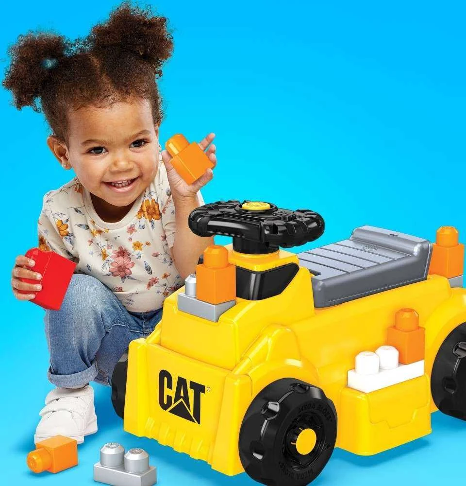 Mega Bloks paspiriama mašinėlė „CAT“