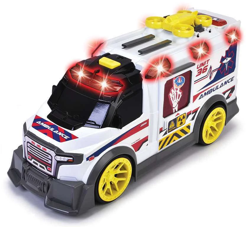 Dickie Toys Interaktyvūs greitosios pagalbos ir Dickie žaislų priedai Šviesa Garsas