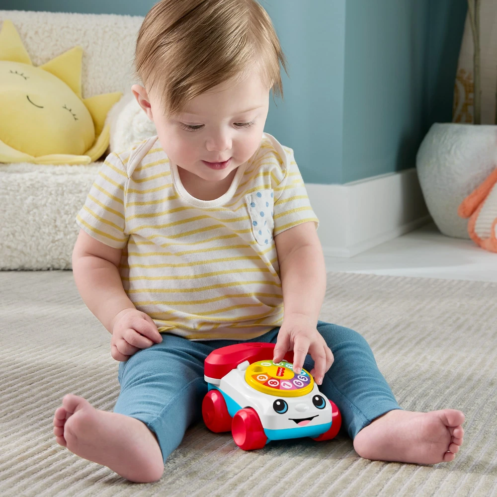 Fisher-Price - klasikinė „Chatting“ telefono transporto priemonė (JKD56)