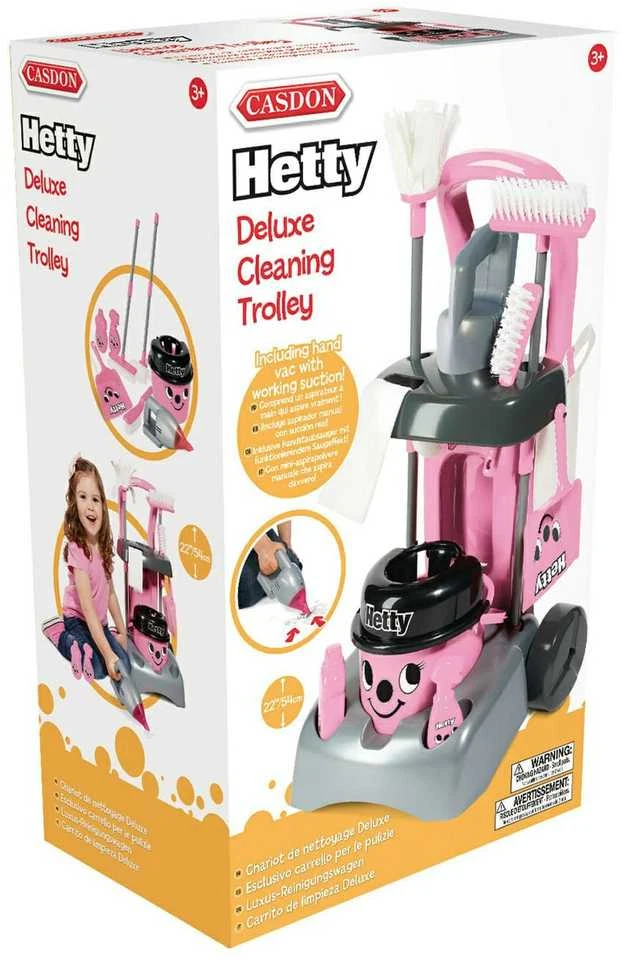 Tinka valyti vaikams dulkių siurbliu ir šluoste Hetty Deluxe Casdon