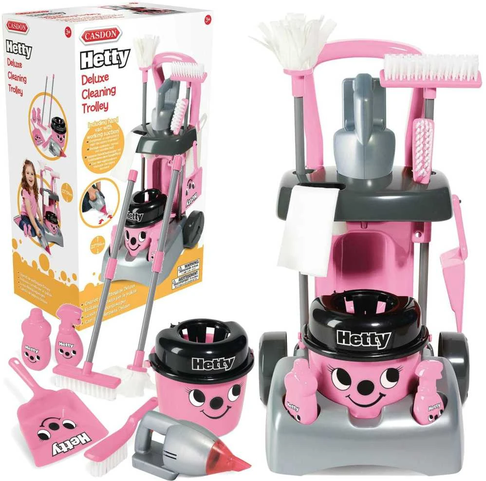 Tinka valyti vaikams dulkių siurbliu ir šluoste Hetty Deluxe Casdon