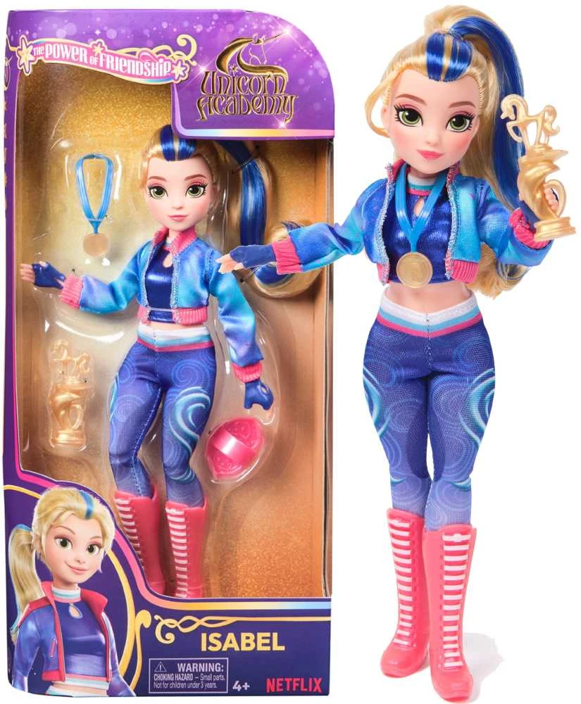 Spin Master Unicorn Vienaragio akademijos Isabel lėlių rinkinys 24 cm Vienaragis Academy Draugystės galia