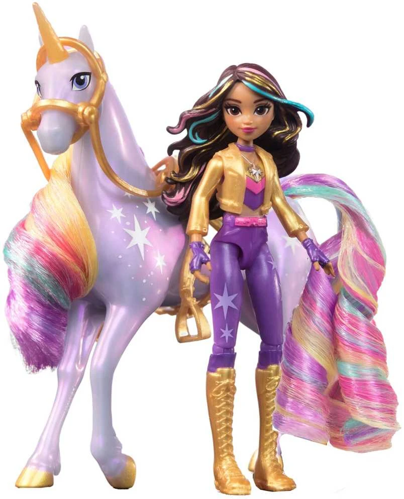 Unicorn Vienaragio akademijos rinkinys Sophia lėlė ir Wildstar vienaragio figūrėlė + vienaragio priedai Academy